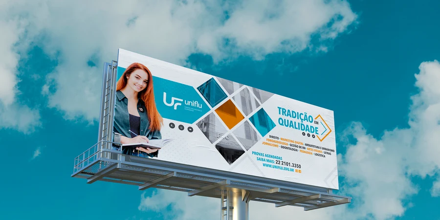 Campanha publicitária em outdoor